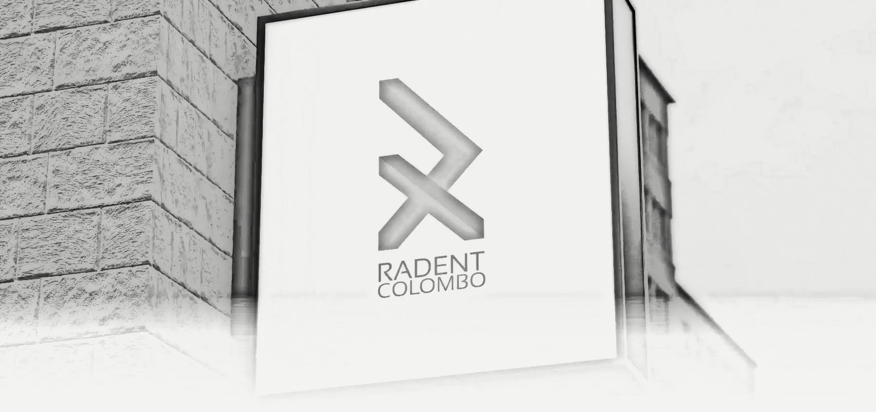 Radent Colombo, drawn in pencil