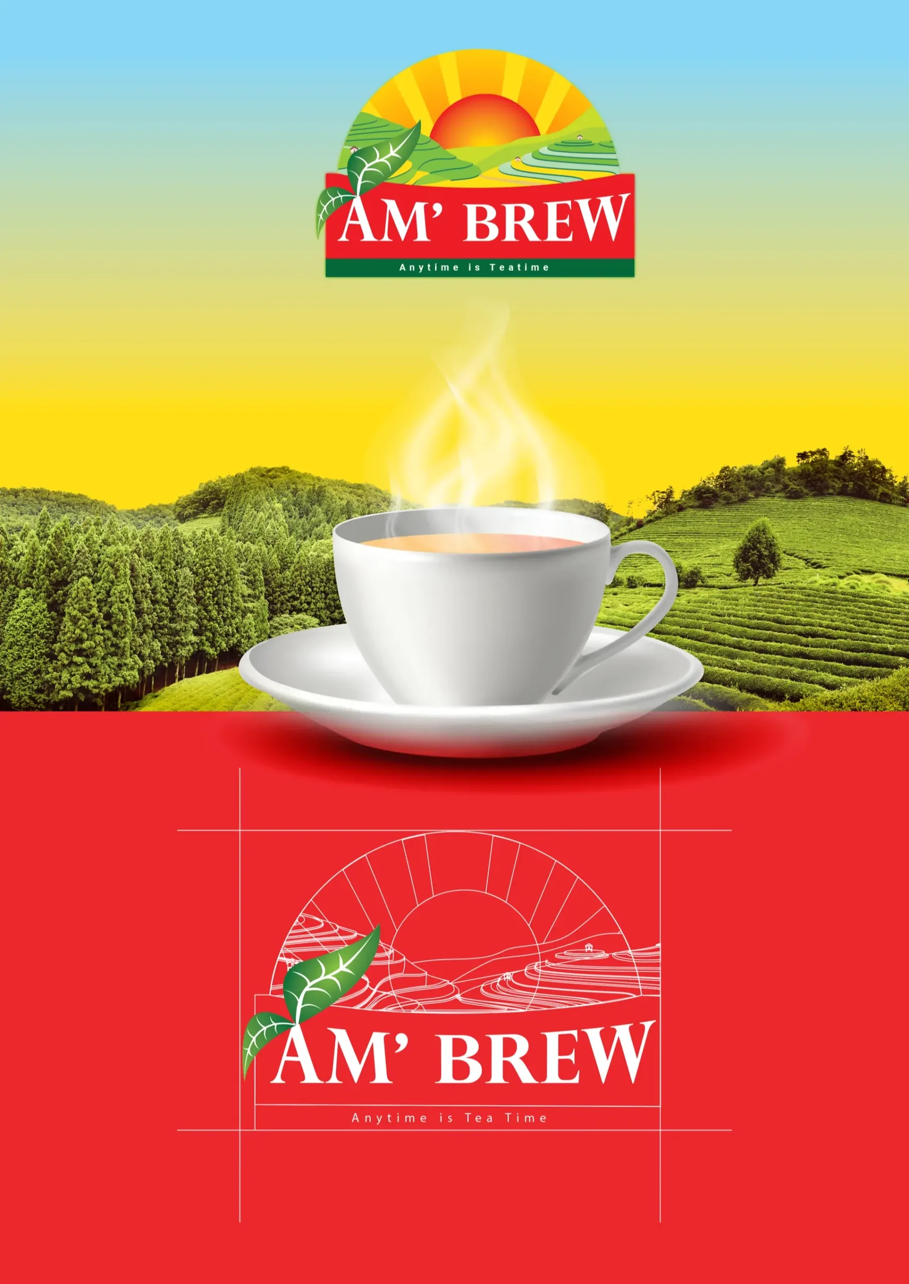 AM'Brew, the logo