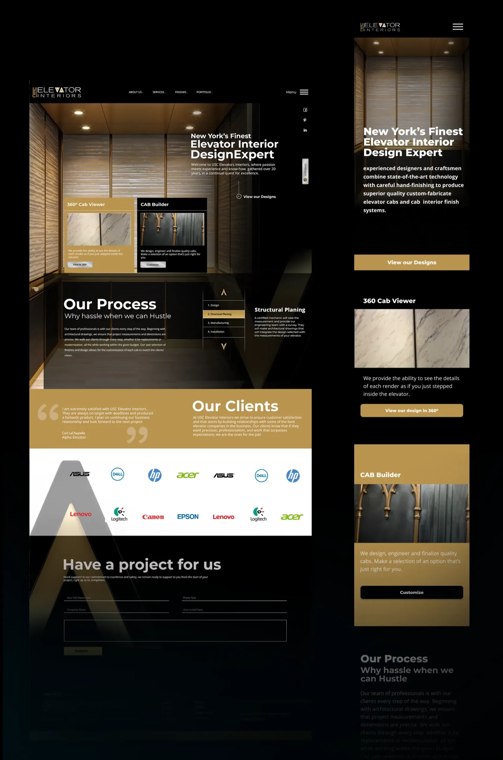 USC Elevators, the design, view 2